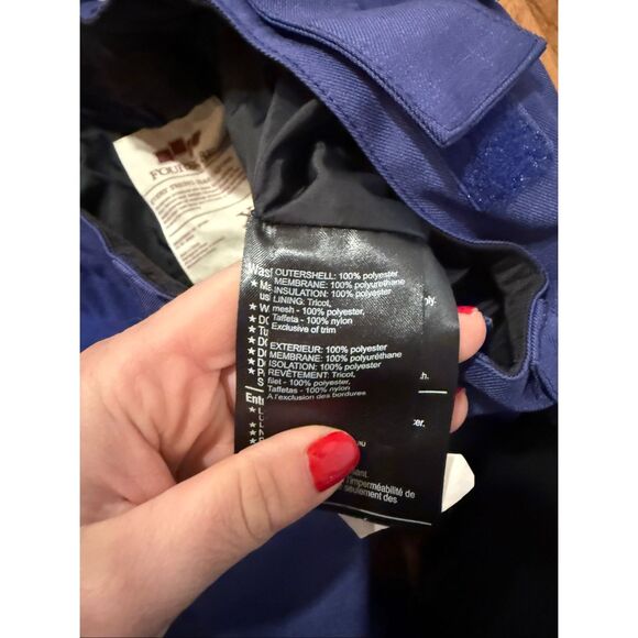 Foursquare purple snowboarding pants snowpants size xs - Picture 6 of 8